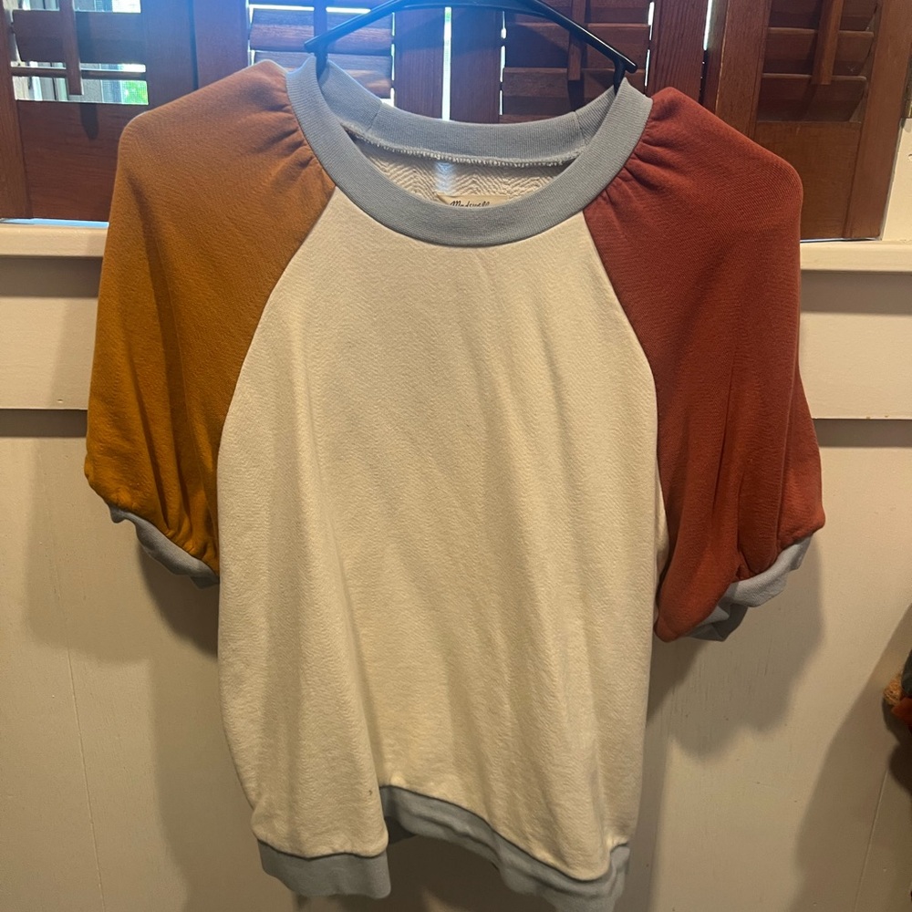Madewell color block shirt